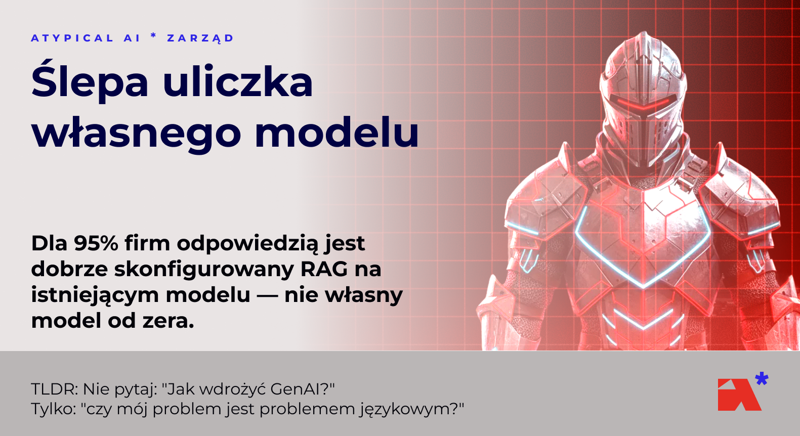 Modele językowe jako narzędzie językowe: concierge, RAG i własny trening tylko tam, gdzie ma sens.